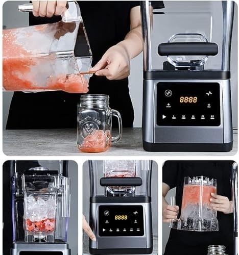 High Power Silent Slush Blender 1600ML Smoothies Ice Crush Coffee 2000W