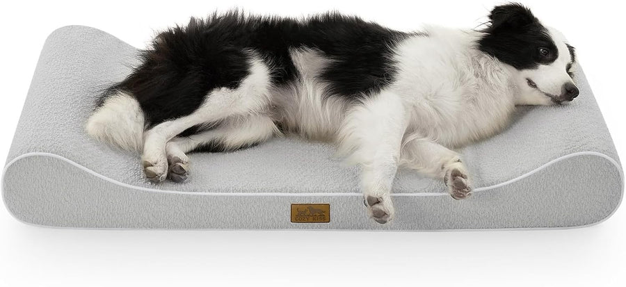 Large Orthopedic Dog Bed 114x76cm Memory Foam Washable