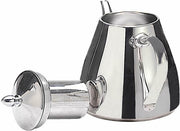 Stainless Steel Teapot 42oz 1.2L Tea Pot w Infuser Strainer Silver
