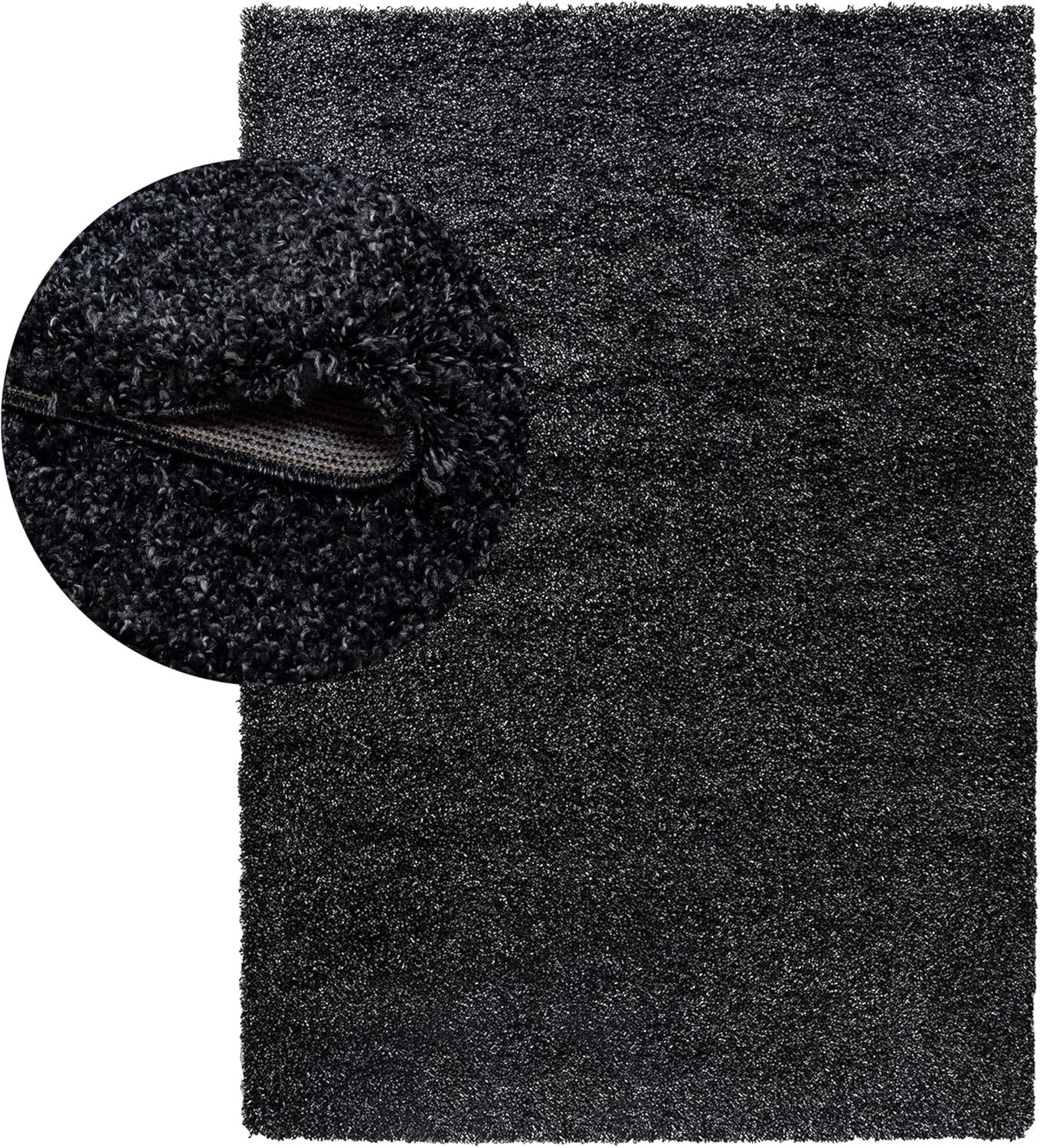 Extra Large Shaggy Area Rug 160x230cm Thick Soft High Pile Living Room Carpet