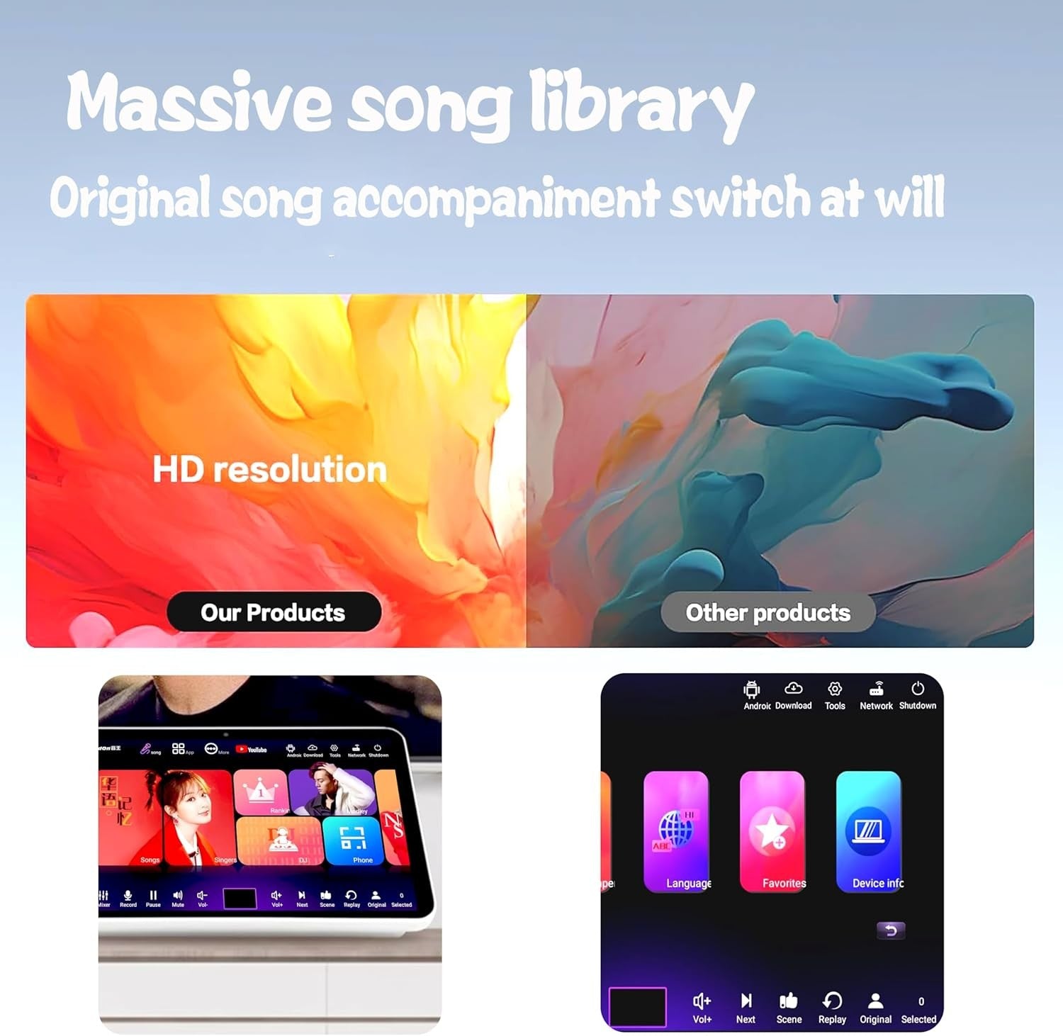 Chinese Karaoke Machine 15.6" Touchscreen, Cloud Songs, 1TB