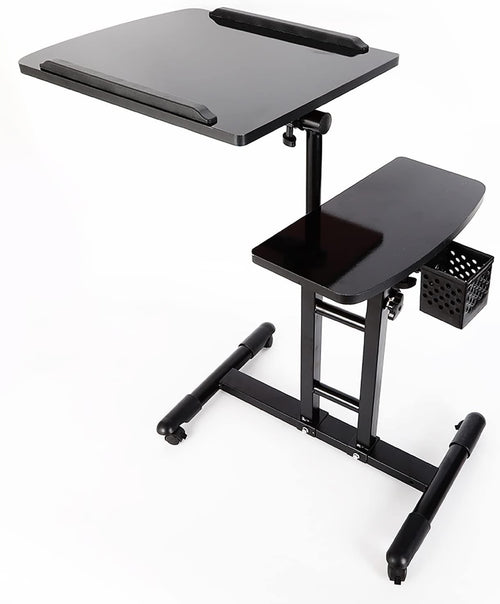 Adjustable Tattoo Tray Mobile Workstation Rolling Table Beauty Salon Stand