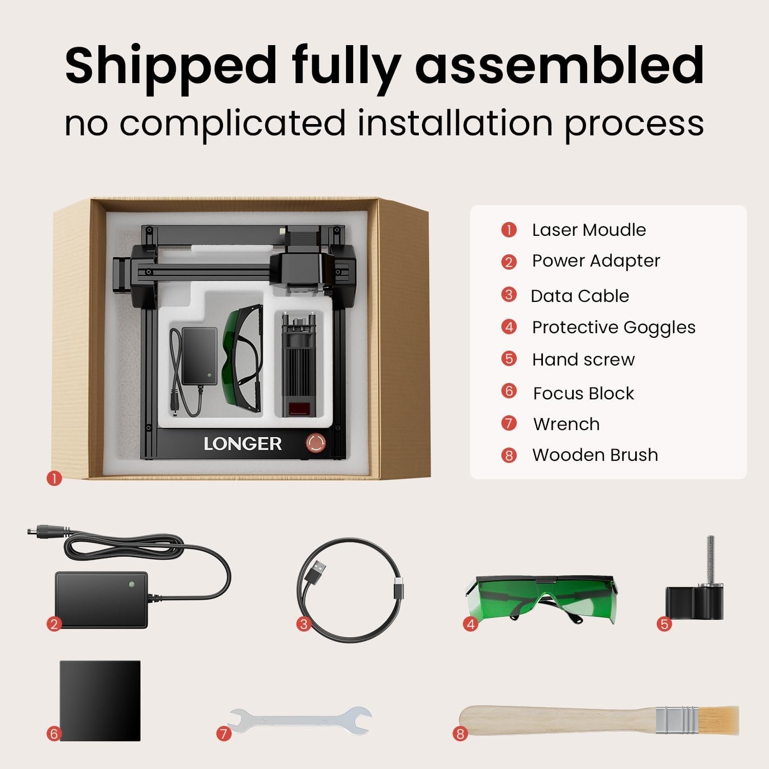 Mini Laser Engraver CNC 5.5W High Speed Wood Acrylic Metal Cutting Machine
