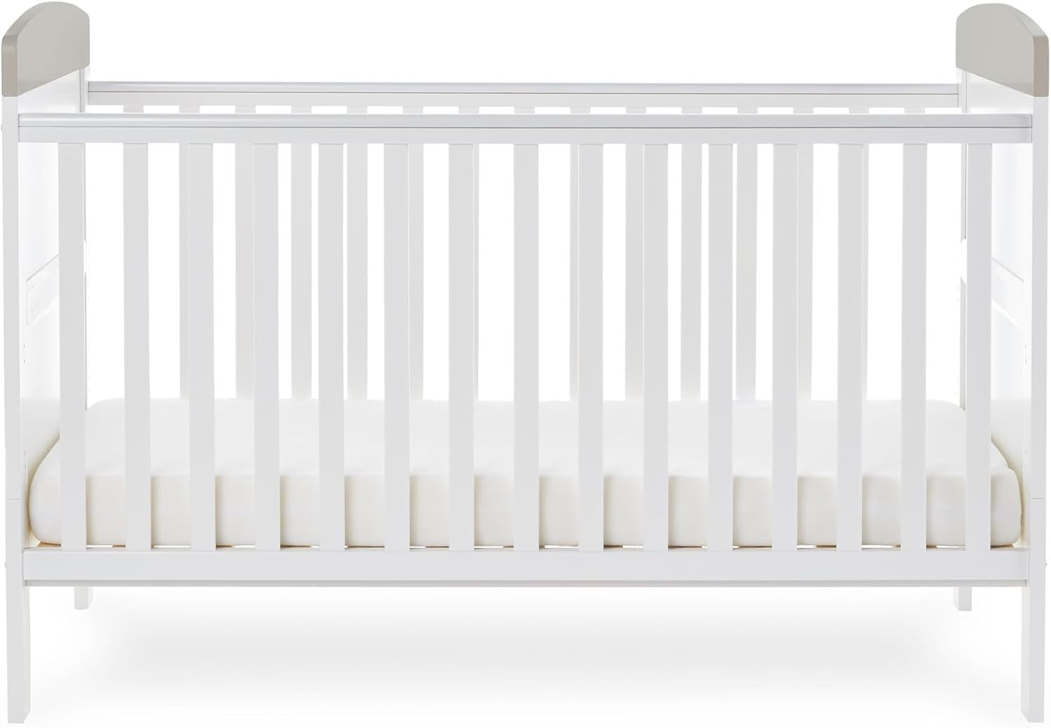 Convertible Cot Bed with Adjustable Height Toddler Bed 140x70cm Koala Grey