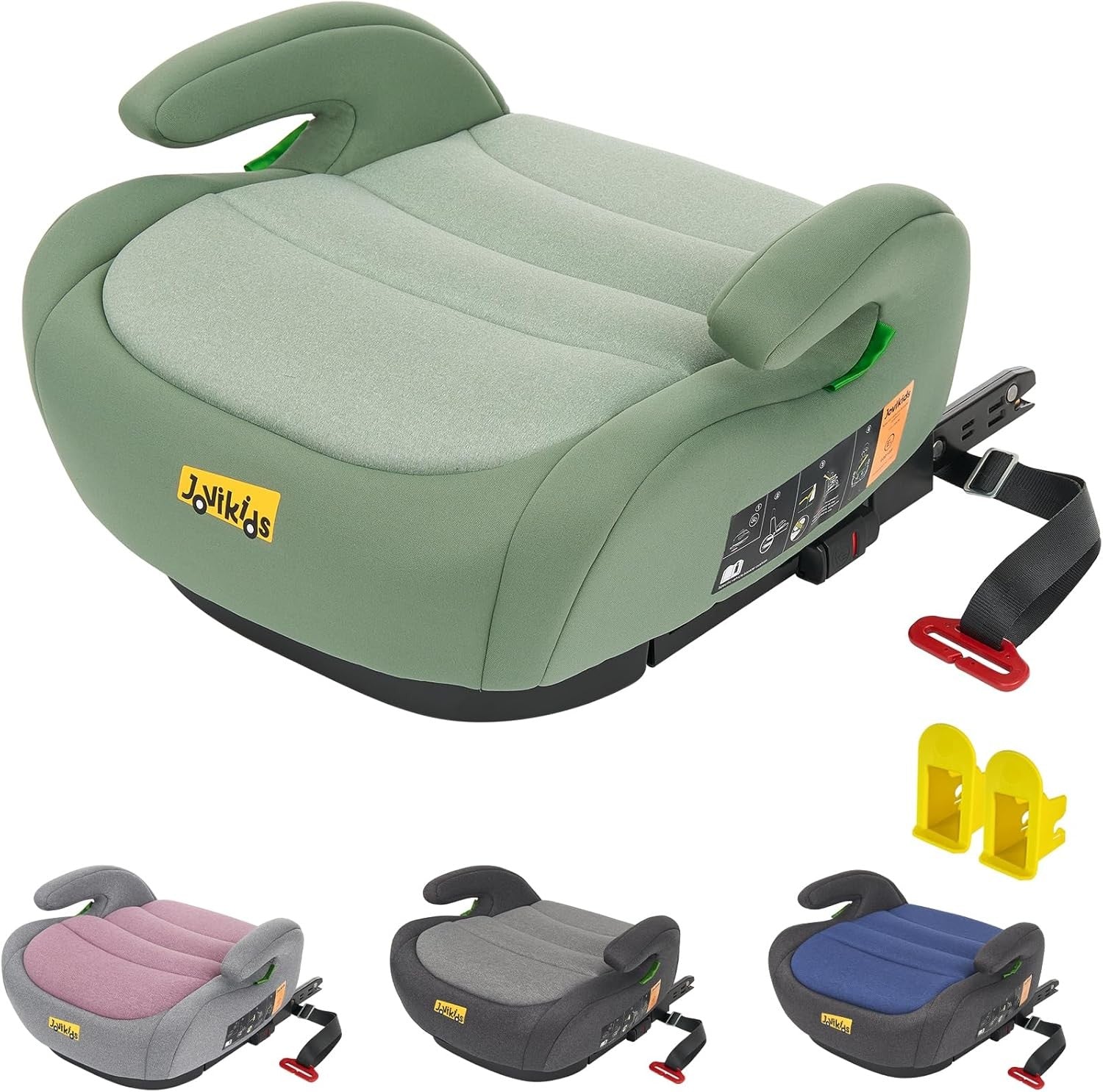 i-Size ISOFIX Booster Seat 125–150cm Group 2/3 Travel Seat