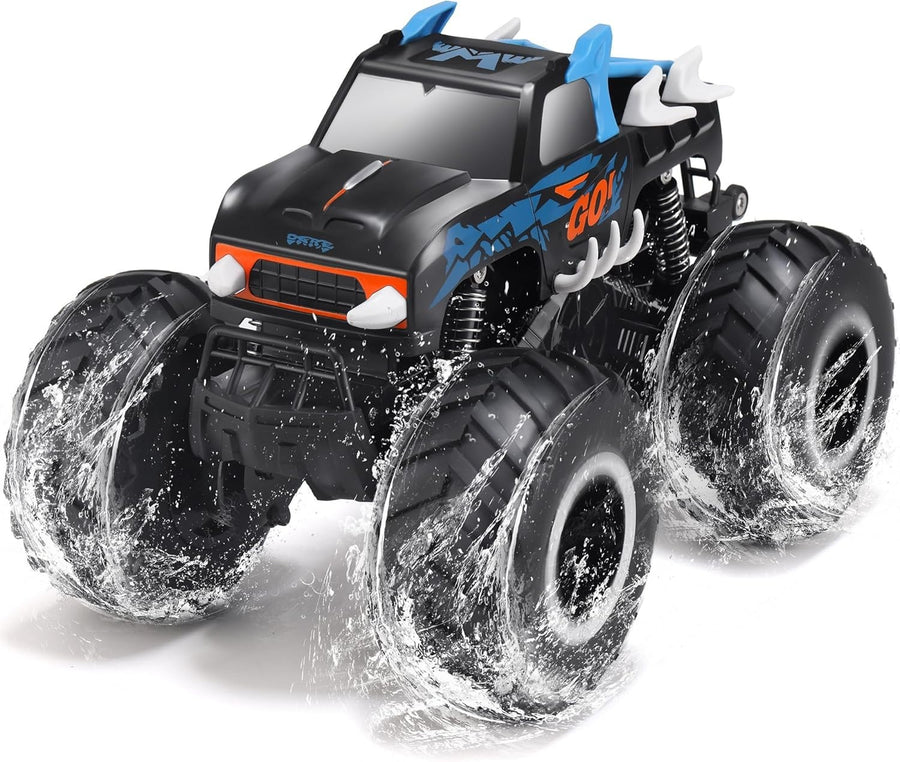 1:16 Amphibious RC Monster Truck 4WD Waterproof Off-Road Car Toy for Kids 6+