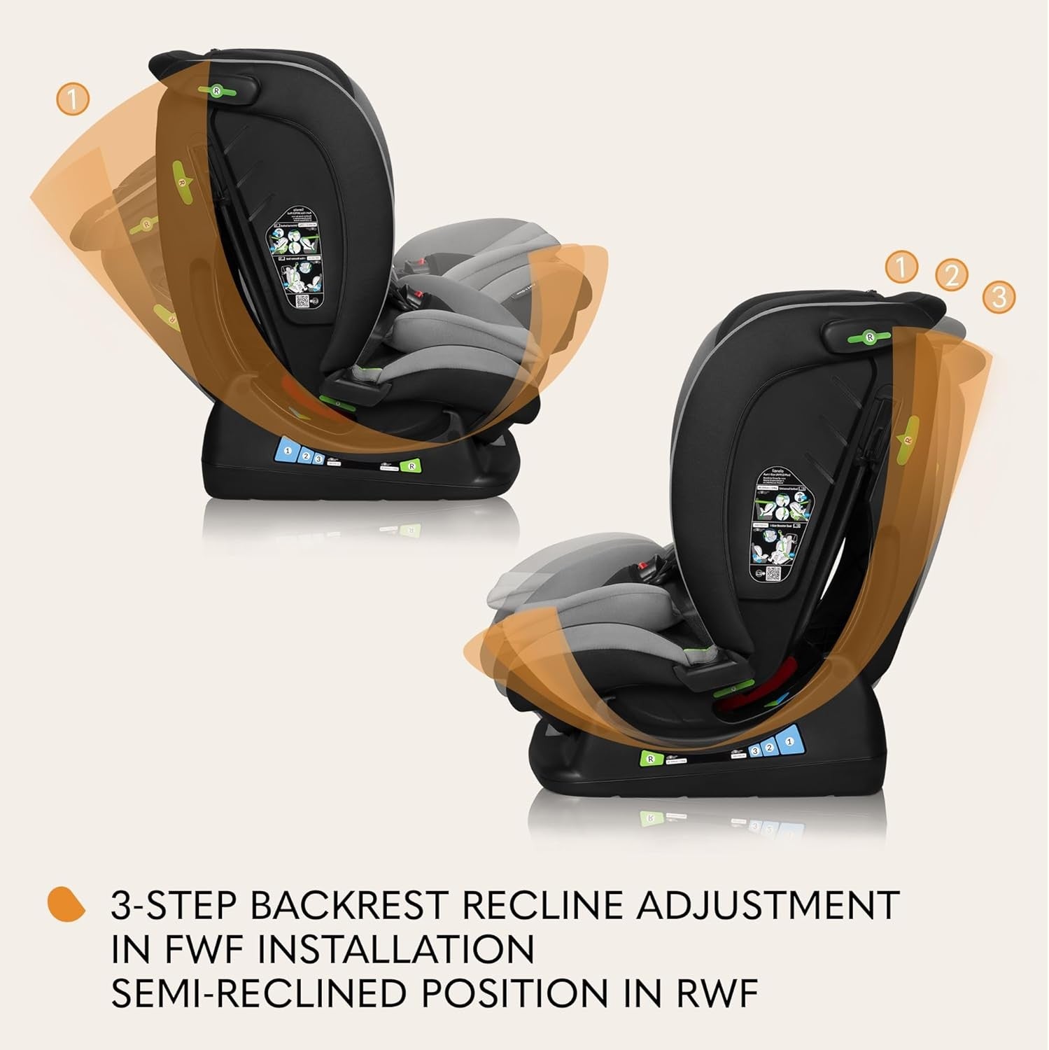 i-Size Baby Car 0–12 Years 40–150cm Rear & Forward Facing Recline