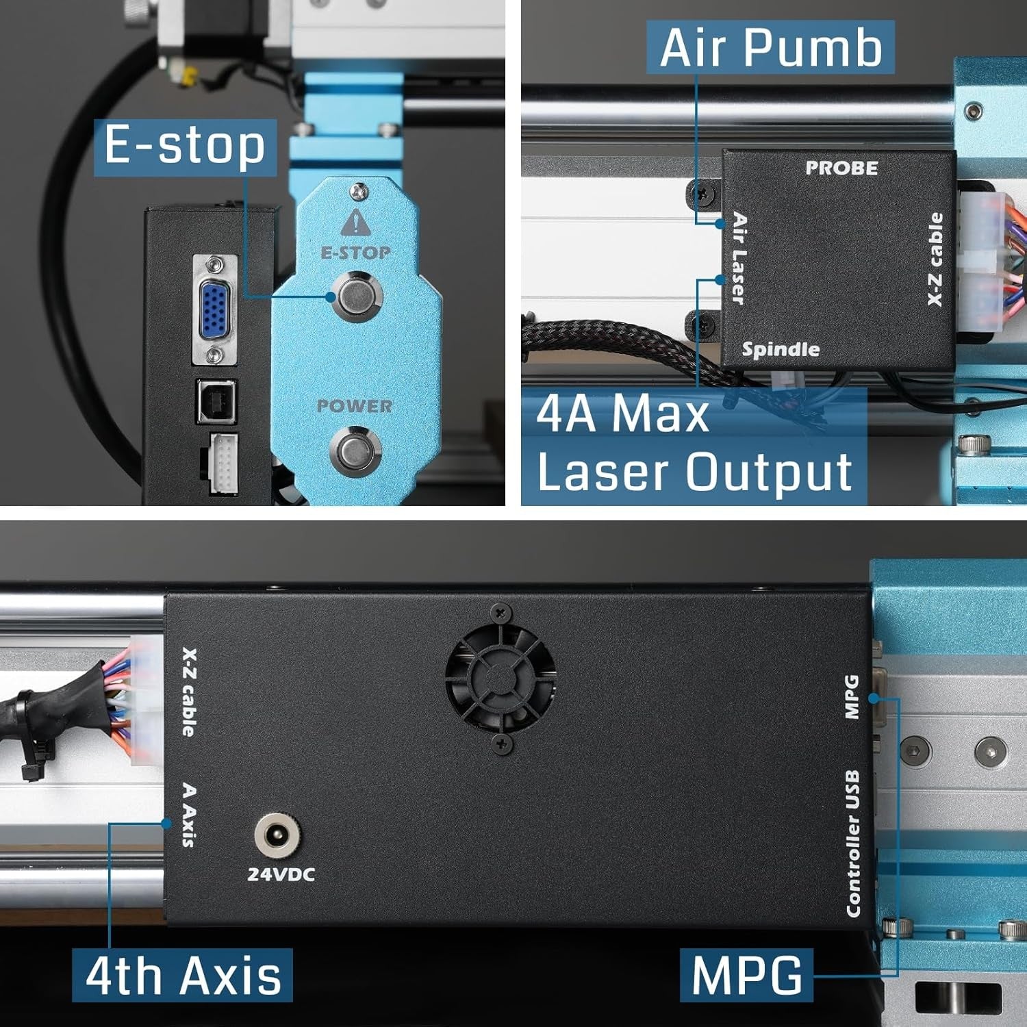 CNC Router Machine 4040 Pro 3 Axis Wood Acrylic MDF Engraving Cutting