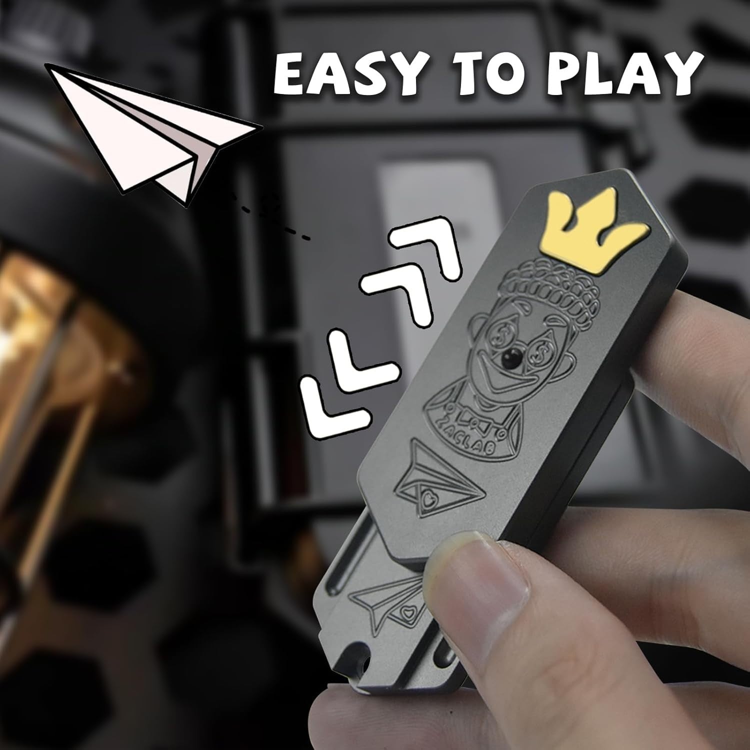 Aluminum Fidget Slider Mechanical Clicker EDC Stress Relief Toy