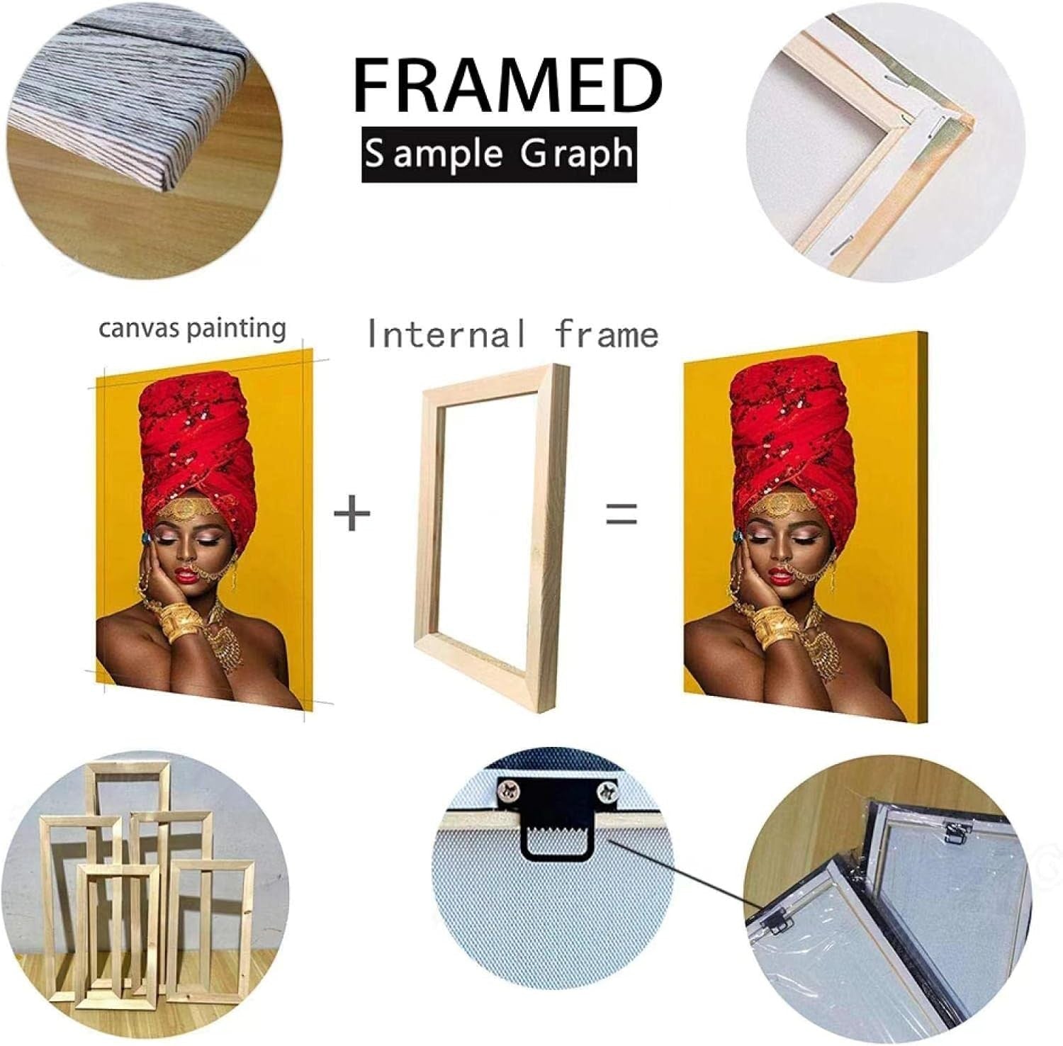 Extra Large Abstract Graffiti Canvas Wall Art 45x135cm Framed