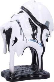 Stormtrooper Melting Helmet Ornament Resin Figurine 23cm Sci-Fi Decor Gift