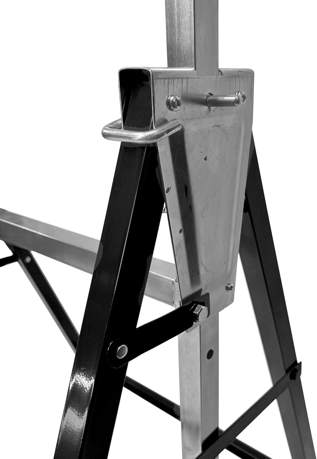 2x Adjustable Telescopic Saw Horses 200kg Steel Trestle Stands 80–130cm