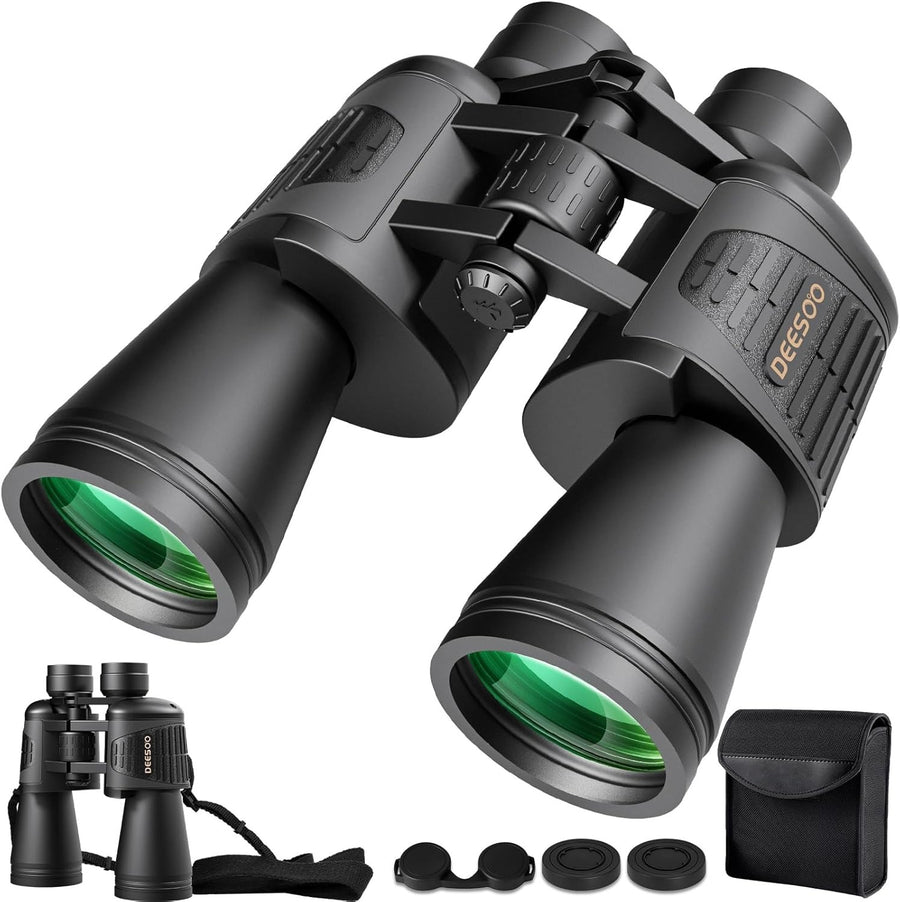 20x52 High Power Binoculars HD Long Range Wide View Waterproof Low Light Vision