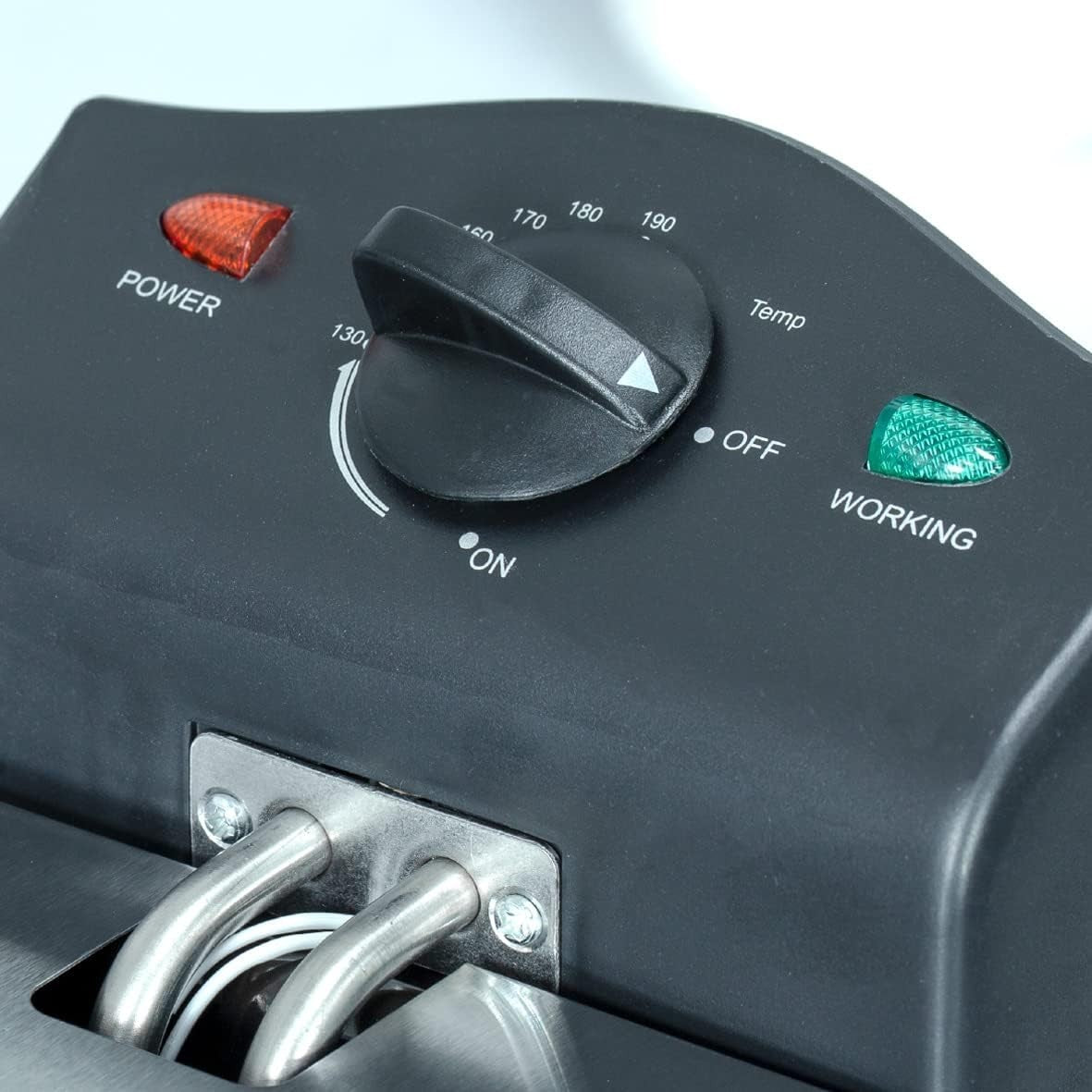3L Deep Fat Fryer 2000W Stainless Steel Electric Chip Fryer Easy Clean