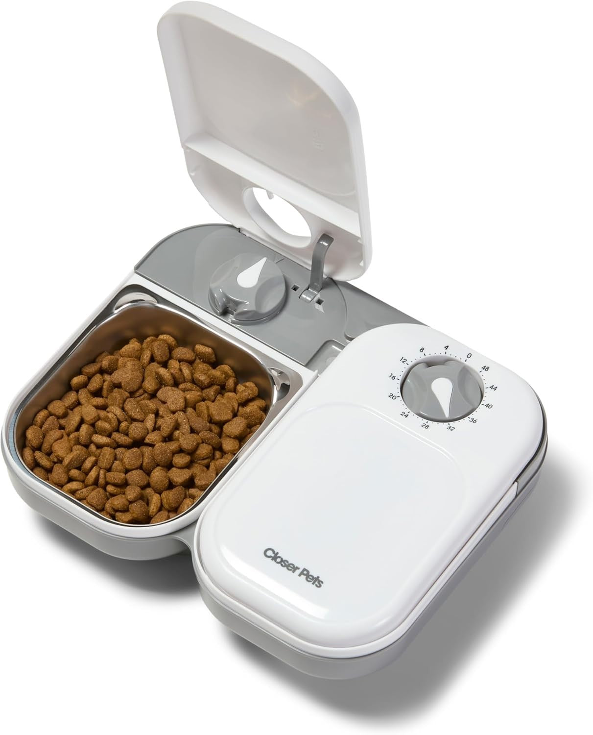 Automatic Pet Feeder 2 Meal Timer Wet Dry Food Dispenser Ice Pack