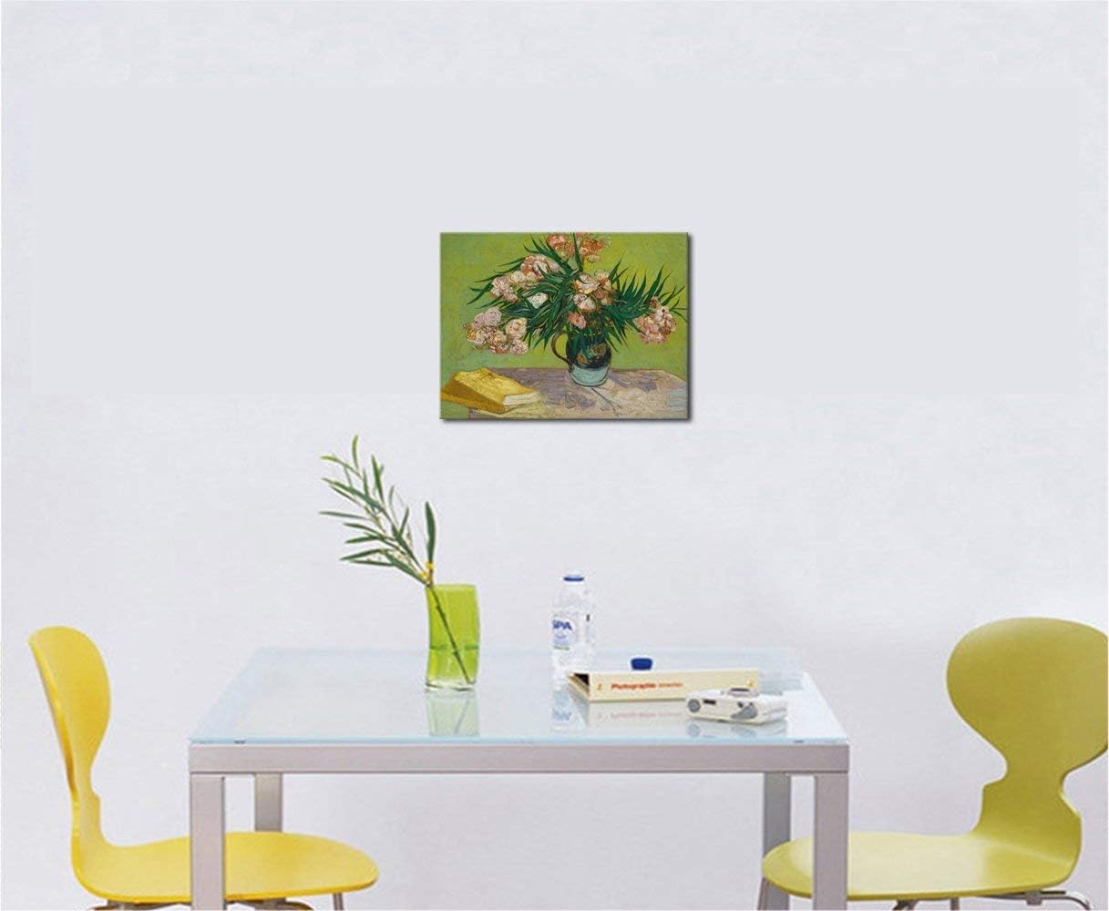 Van Gogh Oleanders Canvas Wall Art 40x30cm Framed Print