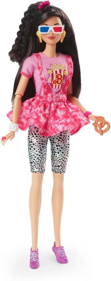 80s Movie Night Fashion Doll Retro Outfit Accessories Collector