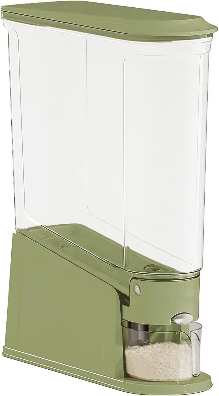 10KG Tall Airtight Rice Storage Dispenser w Cup