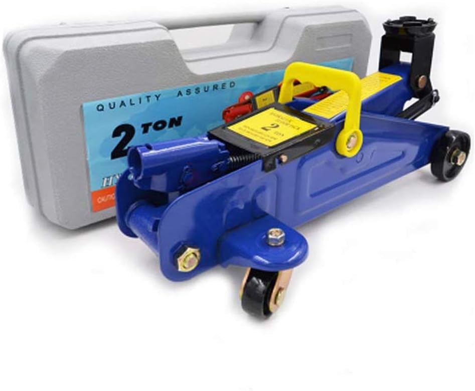 2 Ton Hydraulic Trolley Jack Heavy Duty Car Van Lift 135–320mm Rocket Rise+Case