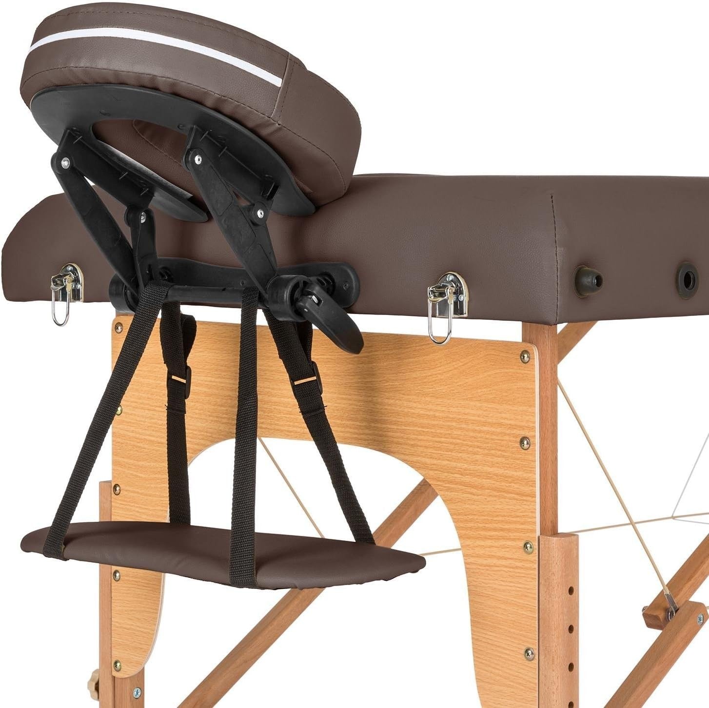 Heavy Duty Stationary Massage Table Spa Therapy Bed With Adjustable Backrest