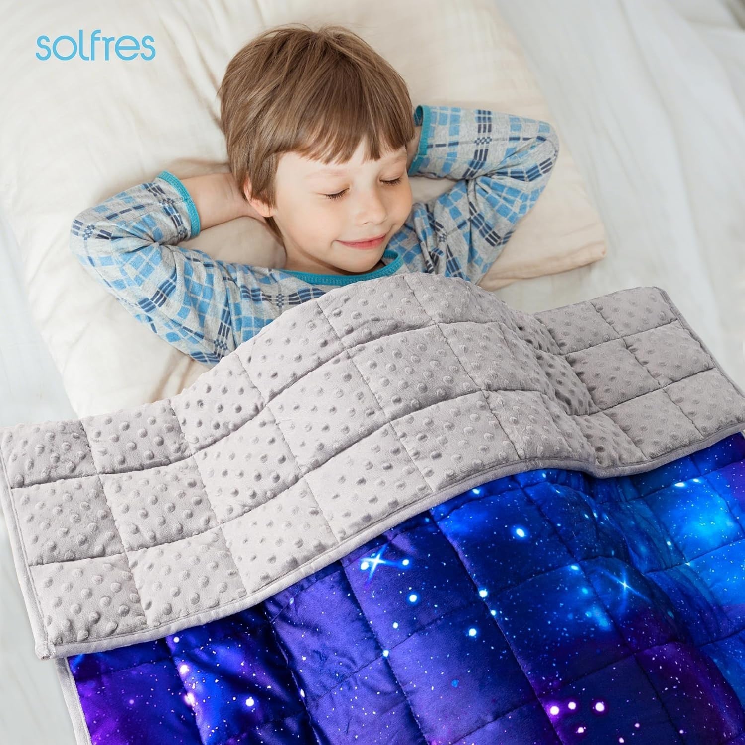 Nebula Galaxy 7lbs Weighted Blanket 41x60 Inches – Ultra Soft & Cozy