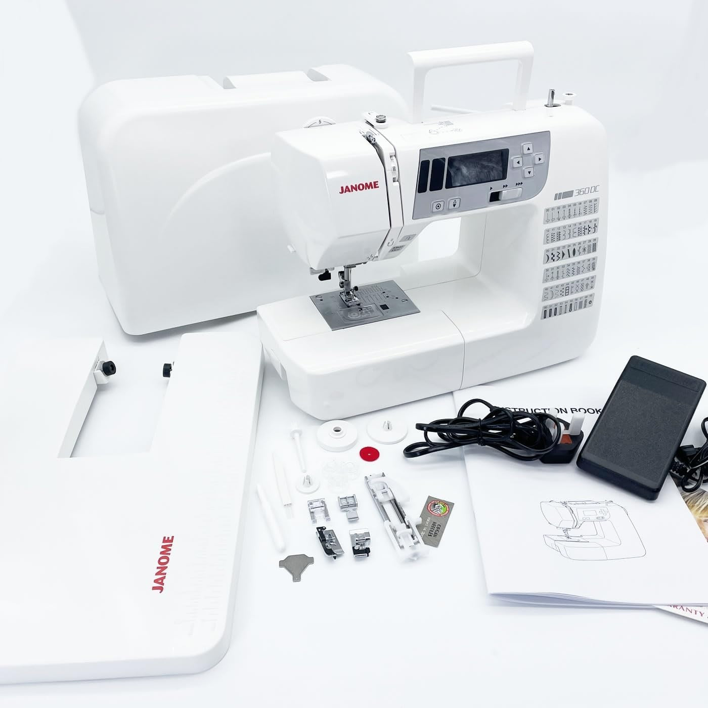 Computerised Sewing Machine Digital Controls Easy Use Lightweight