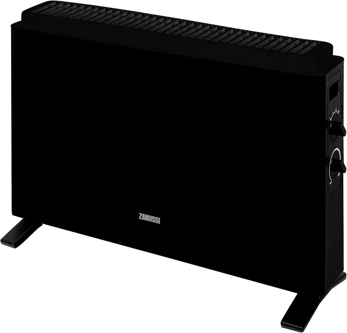 2000W Black Electric Convector Heater Freestanding Radiator 3 Heat Settings