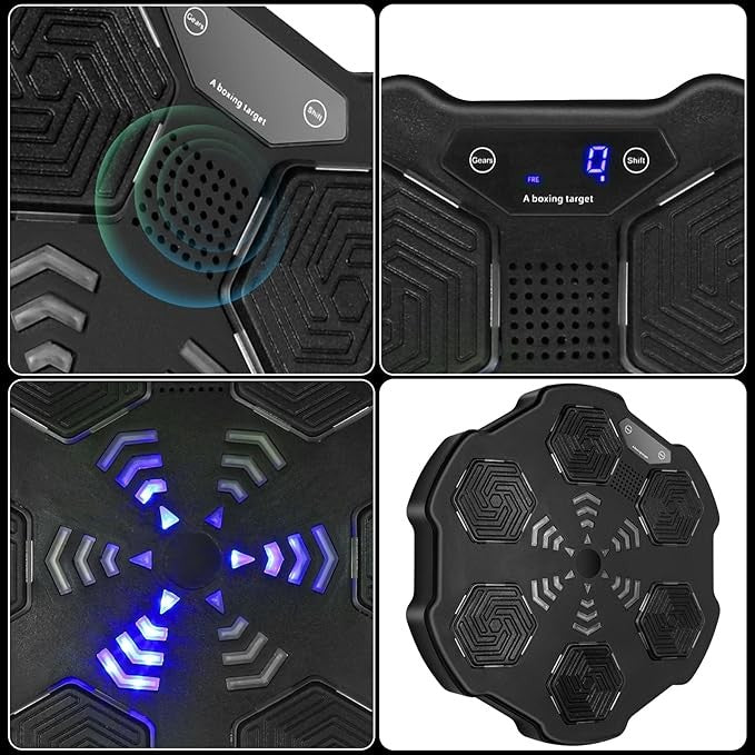 Smart Music Boxing Machine LED Wall Target Interactive Reaction Trainer