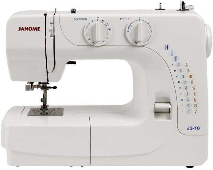 Sewing Machine 18 Stitches Free Arm Buttonhole Drop Feed LED