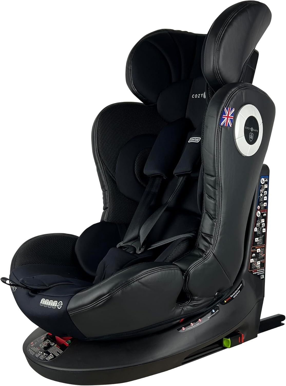 360° Rotating Baby Car Seat ISOFIX Rear & Forward Facing Birth–12 Years