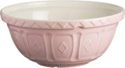 Pink Ceramic Mixing Bowl 4L Earthenware Baking Bowl