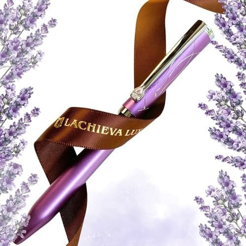 Purple Crystal Executive Ballpoint Pen Gift Box Set