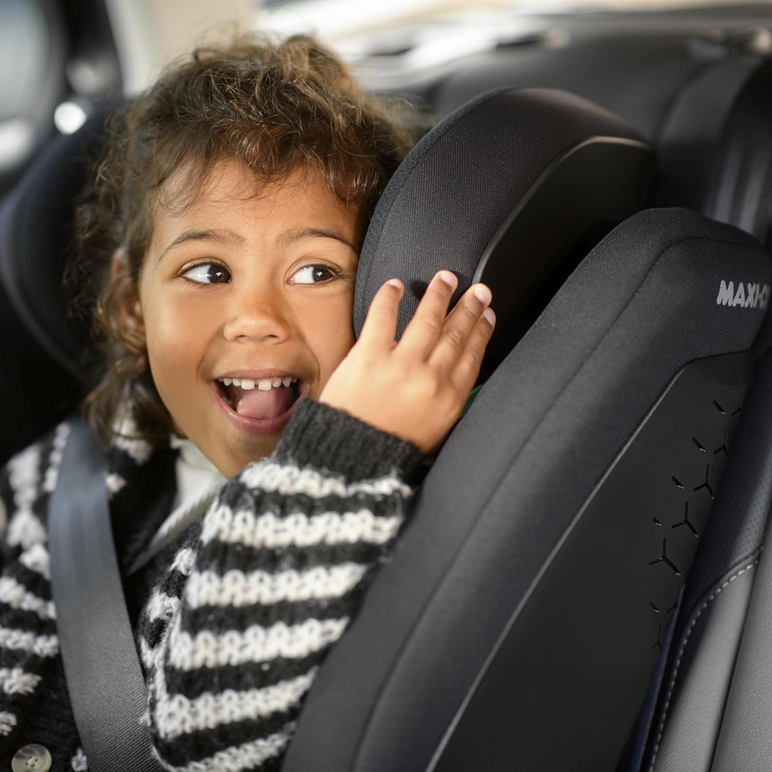 i-Size ISOFIX High Back Booster Seat 100–150cm Adjustable Impact