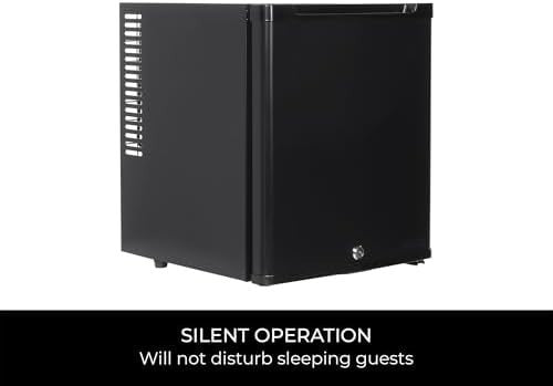 20L Lockable Minibar | Frost-Free, Adjustable Shelves, LED Light Black