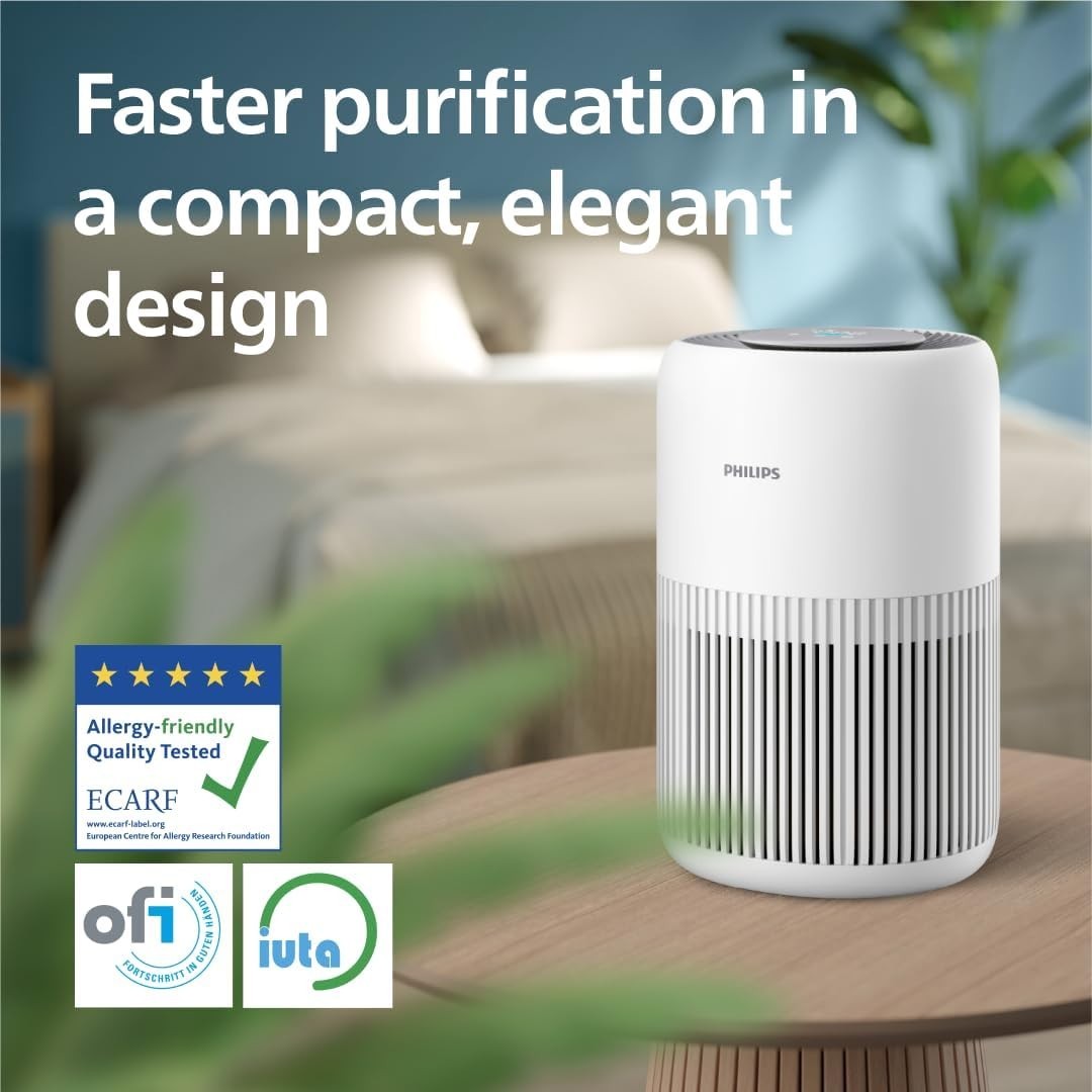 Large Room Air Purifier 65m² HEPA Carbon Ultra Quiet Allergy Relief