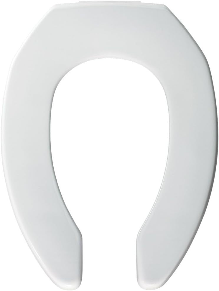 Elongated Toilet Repair Kit White 3-Inch Lift Commercial Plastic