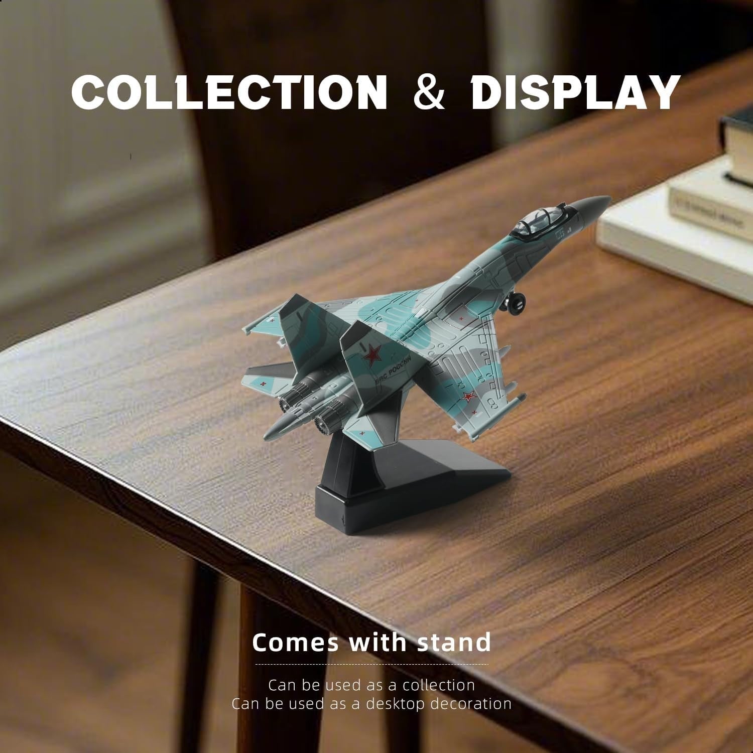 1:100 Scale SU-35S Fighter Jet Model Kit – Realistic Build, Moveable Parts