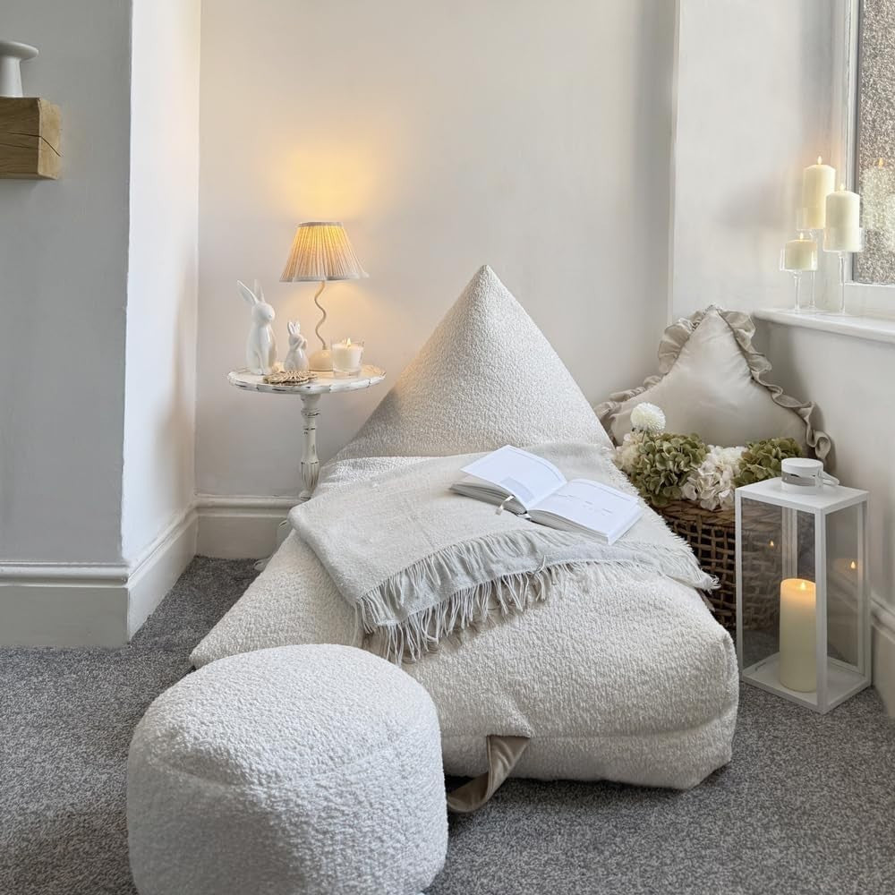 Snug Humbug Bean Bag Chair with Footstool | Soft & Washable | UK Made