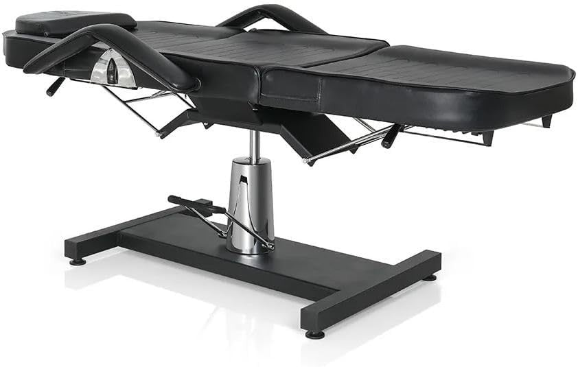 Hydraulic Tattoo & Massage Bed Height Adjustable Reclining Salon Therapy Table