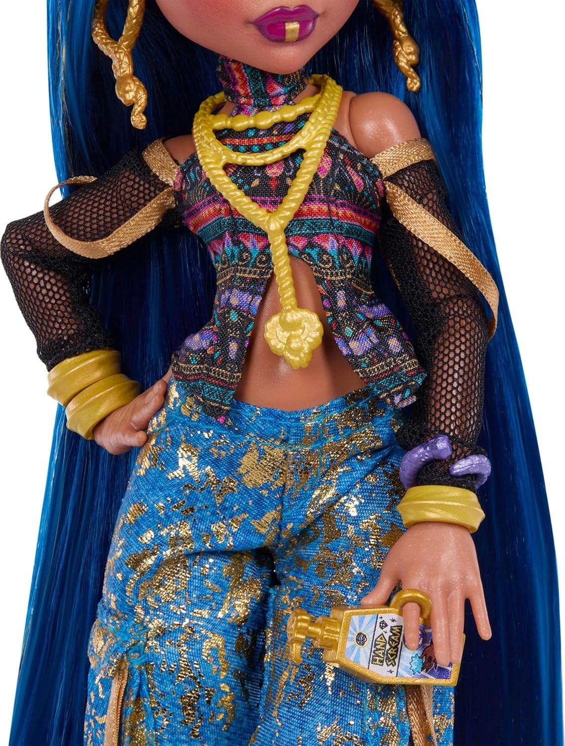Mummy Fashion Doll Crop Top Cargo Pants Pet Snake Accessories Set