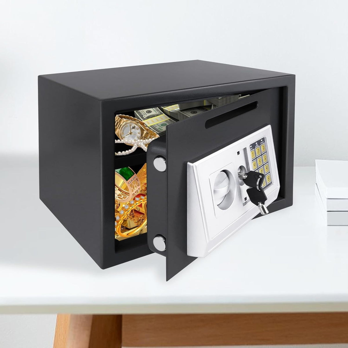 16L Digital Security Safe Box Electronic Lock Cash Jewelry Document