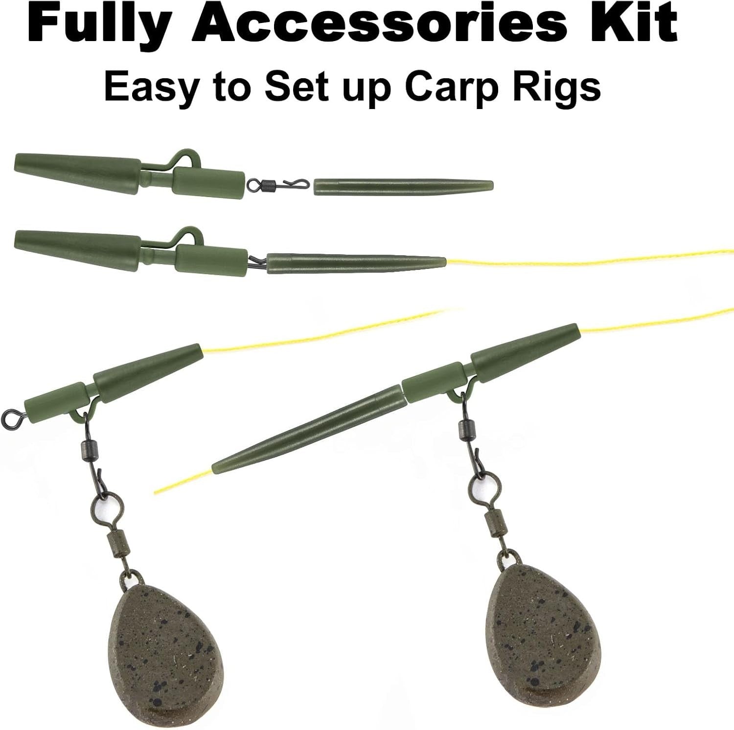 Telescopic Carp Fishing Rod Reel Combo Bait Feeder Travel Kit