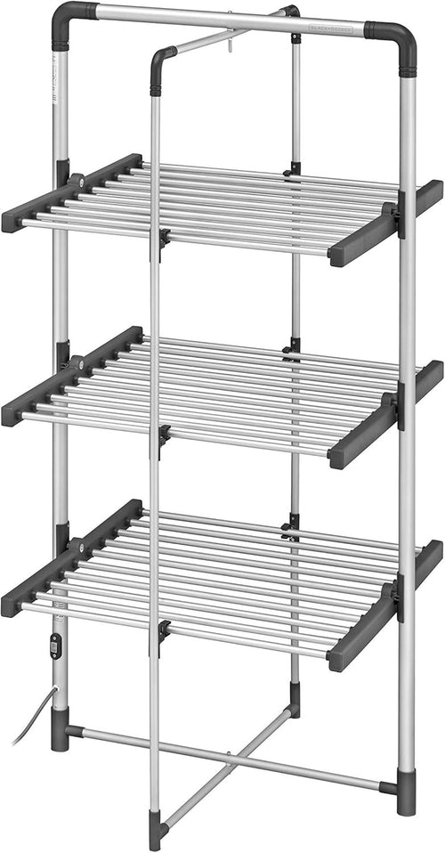 3 Tier Heated Clothes Airer Indoor Electric Drying Rack Energy