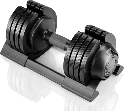 20kg Adjustable Dumbbell Single 5-in-1 Quick Change Non-Slip Home Gym
