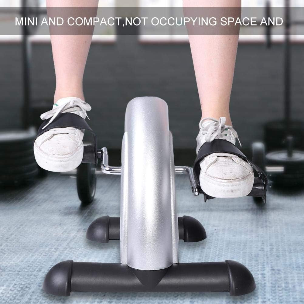 Compact Hand Foot Pedal Trainer Foldable LCD Seated Fitness