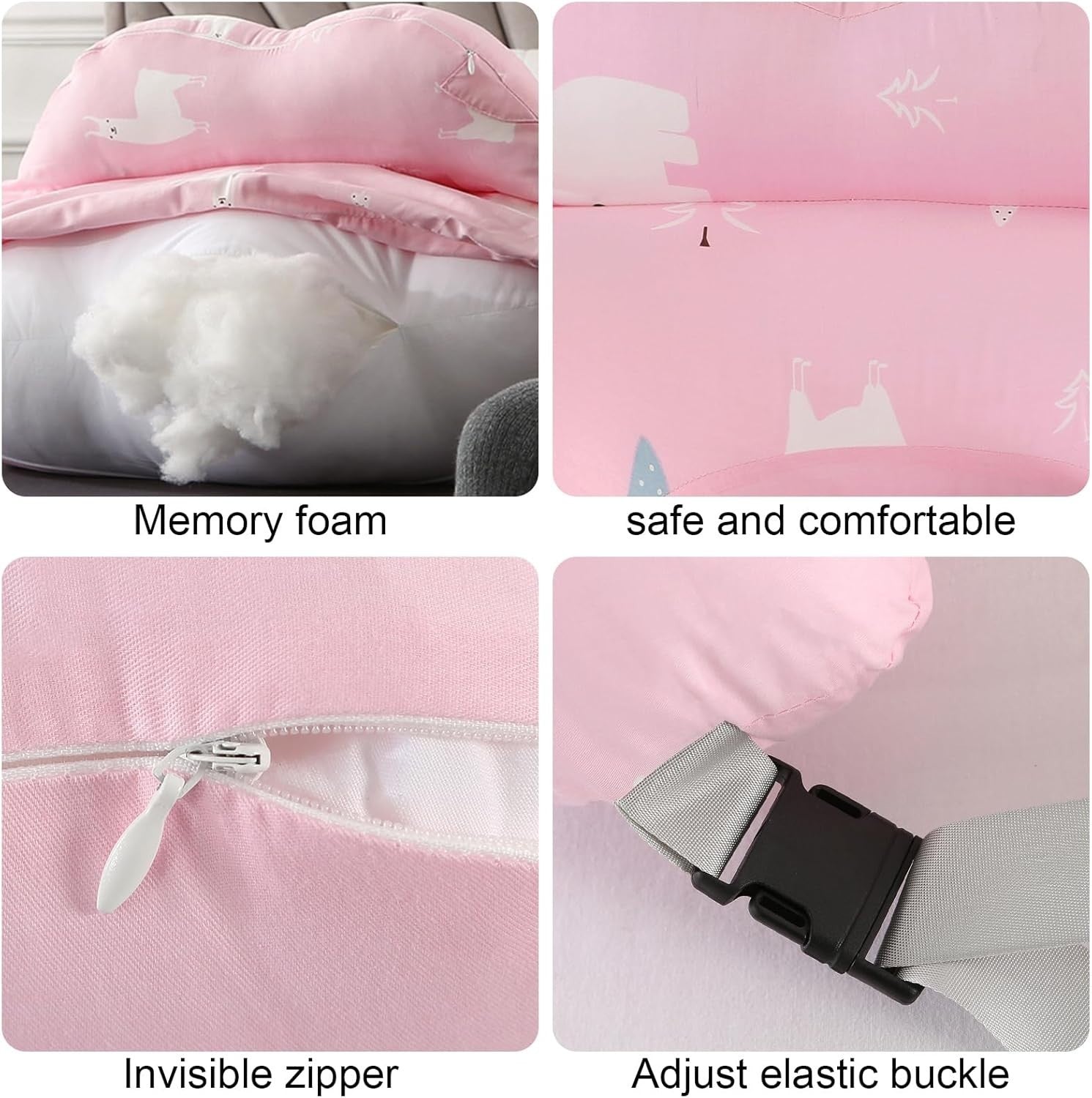 U Shaped Pregnancy Pillow Full Body Nursing Maternity Support Cotton