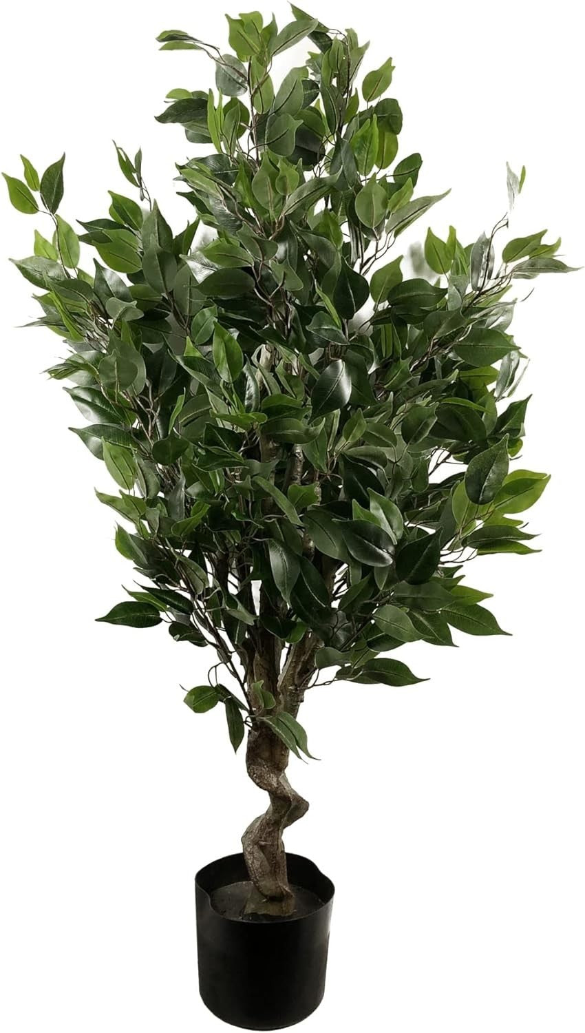 110cm Artificial Ficus Tree Multicolour Plant with Planter Indoor Home Decor