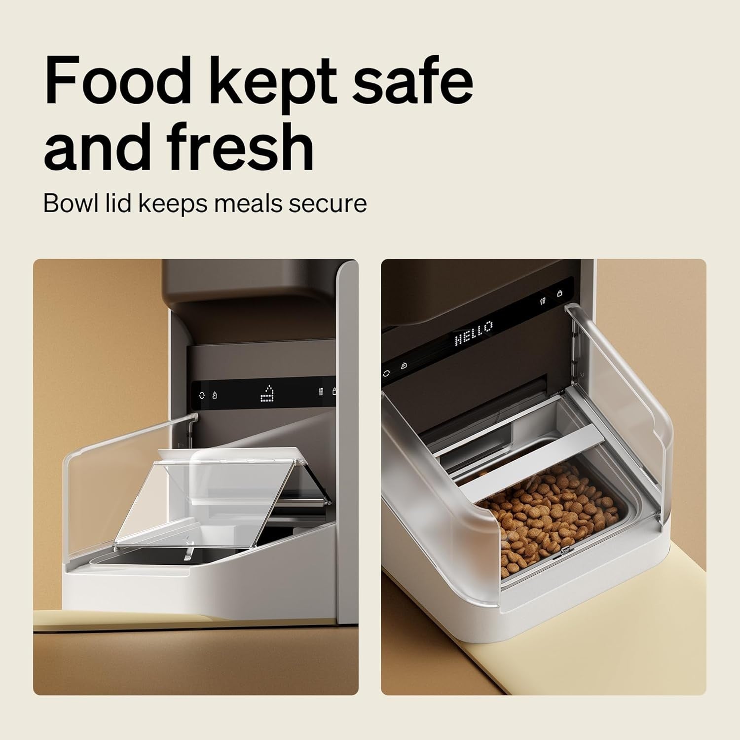 RFID Automatic Cat Feeder WiFi App Control 3L Smart Pet Food Station