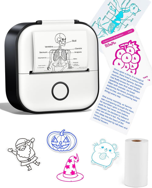 Mini Thermal Sticker Printer – Portable Bluetooth Printer for Kid