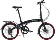 Folding 20" Alloy Bike 7 Speed Lightweight Commuter Bicycle 12kg City